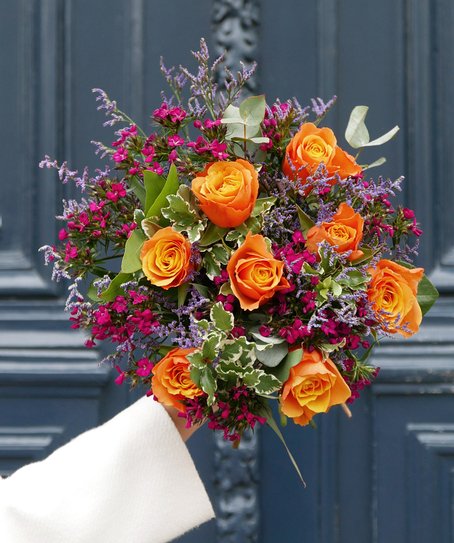 Bouquet De Fleurs Boite Brassee Livraison Monceau Fleurs